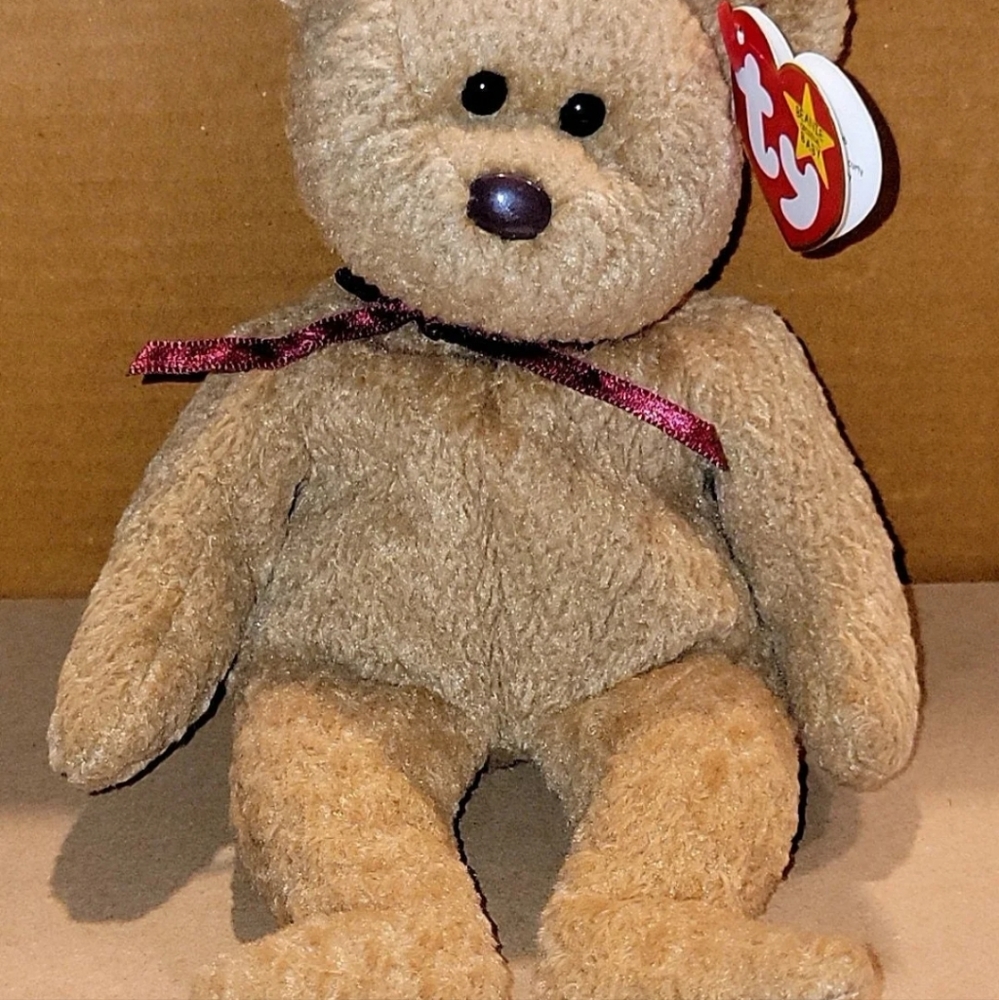 3/$20 Ty Beanie Babies 1996 Curly the Bear